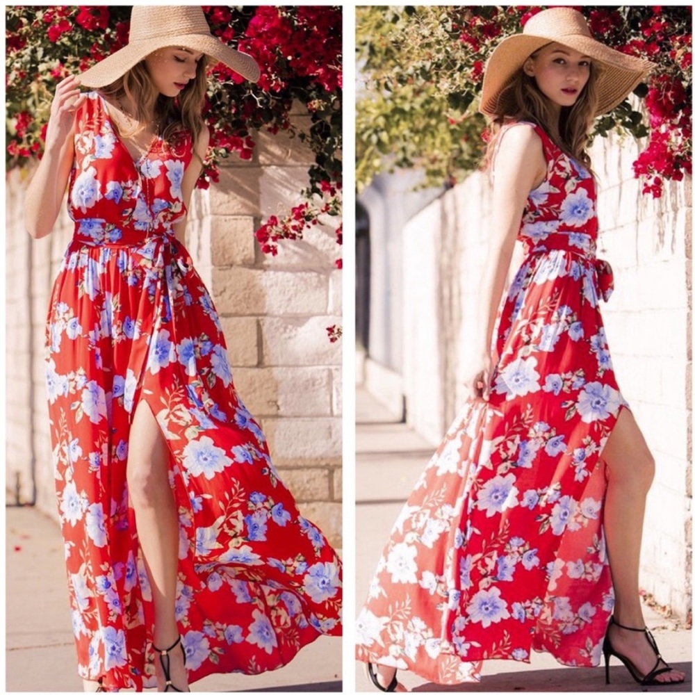Orlando Blooms Maxi Dress